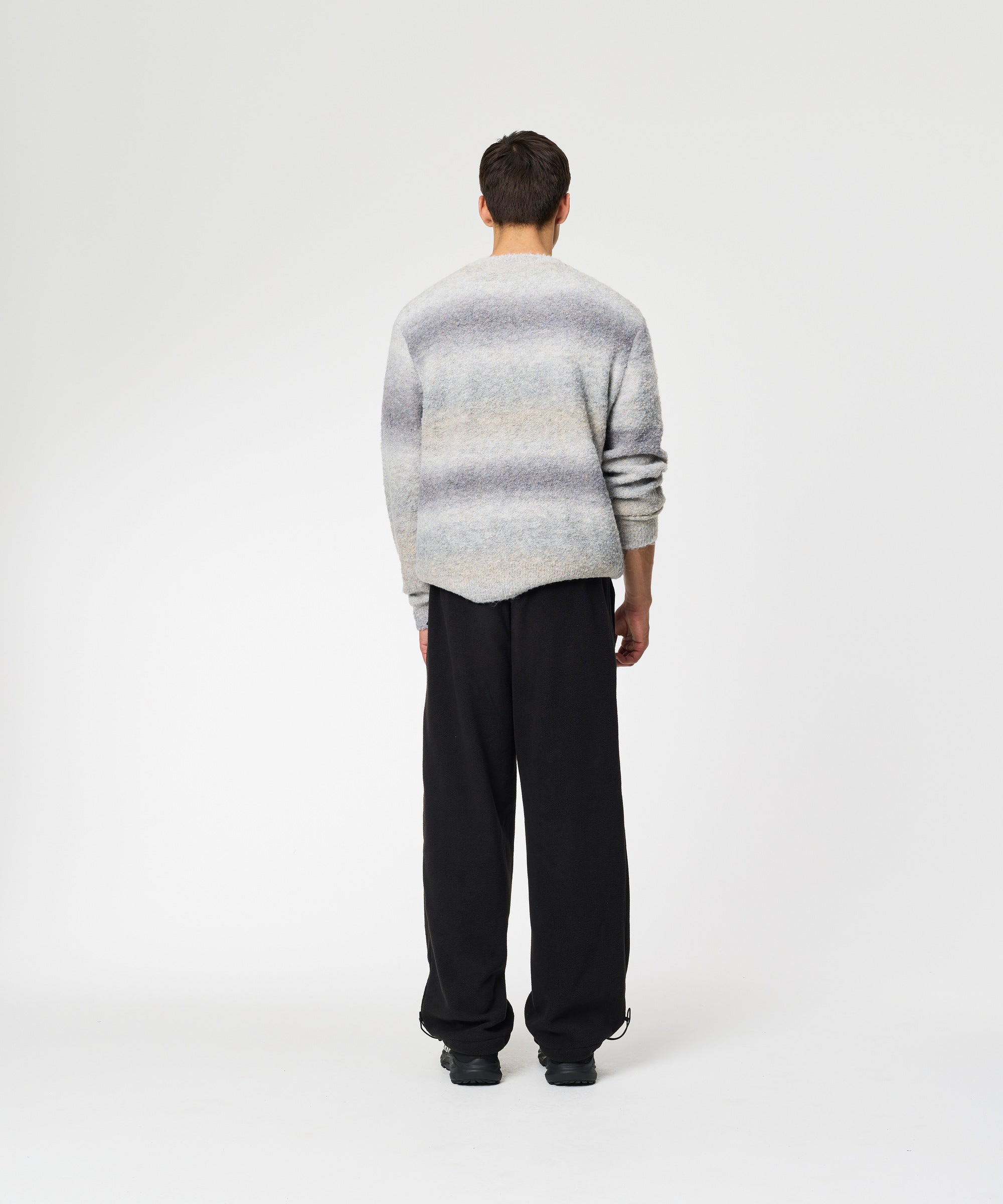 ARKK Apparel Knit Crew | Beige Grey Knit Crew
